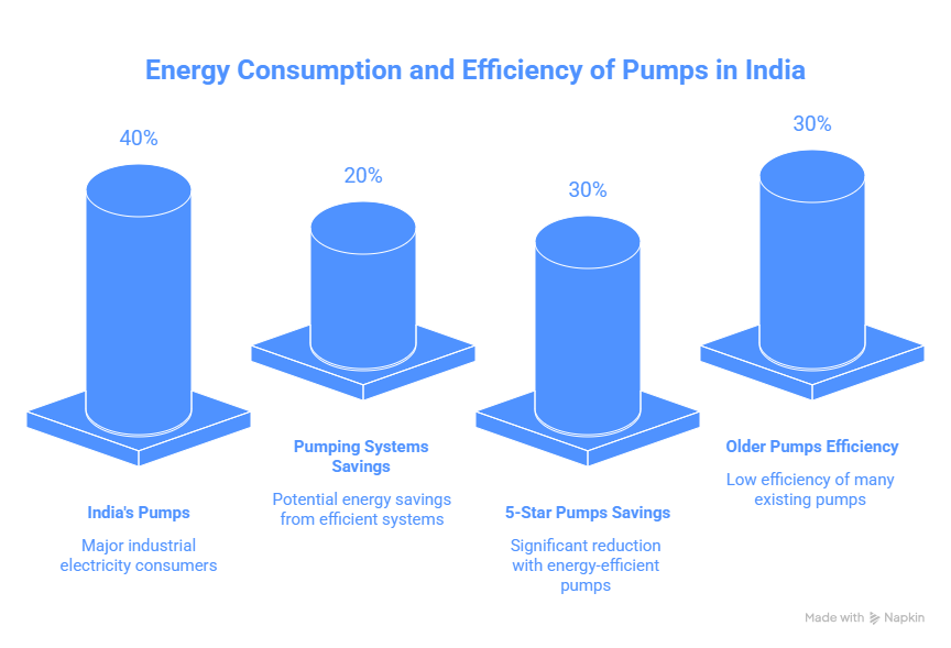 Energy Consumption and Efficiency of Pumps