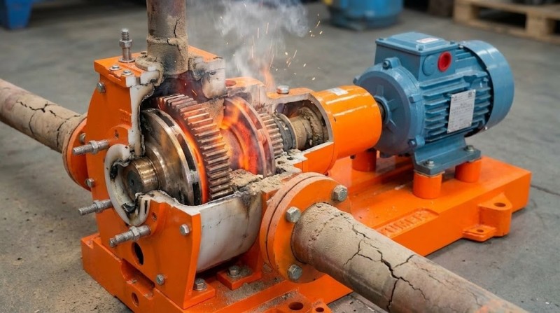 dry running in sealless pumps