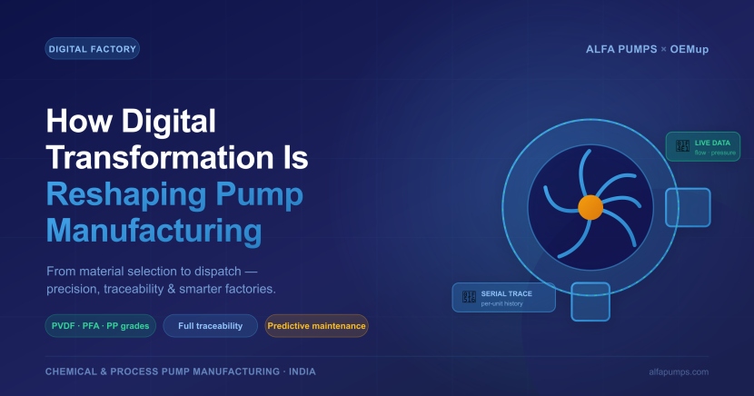 Digital Transformation Pump Manufacturing
