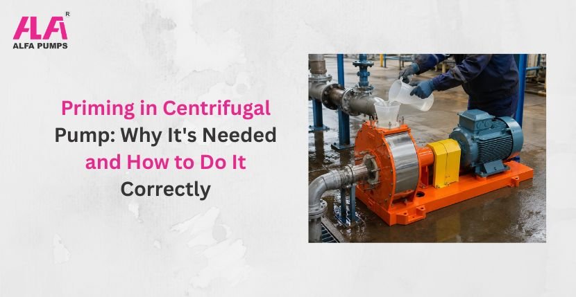 Priming in Centrifugal Pump